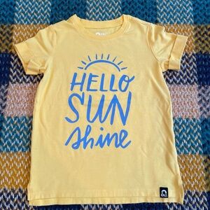 Rags 3/4 Toddler Yellow 'Hello Sunshine' T-Shirt